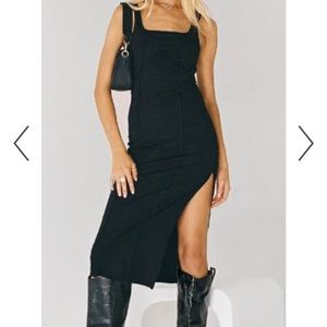 Princess Polly Black Alya Mini Dress